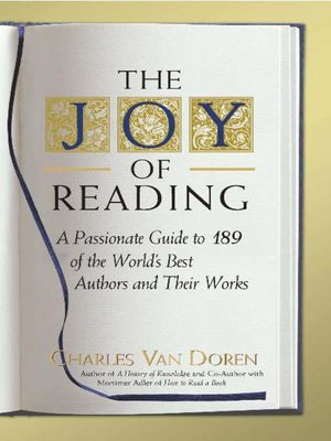 cover image of The Joy of Reading